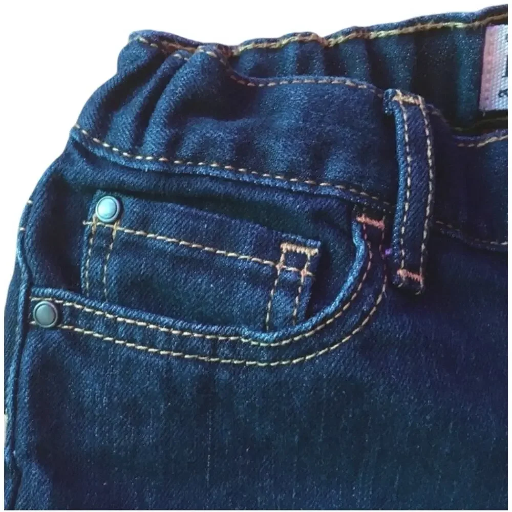 Girl Dark Wash Bootcut Jeans